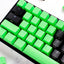 Ducky Keycaps | Set 31 Keycaps | Teclas para teclado mecanico en Goma Verde