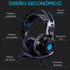 AUDIFONO GAMER | HP | Conexión 3.5 mm | Iluminacion
