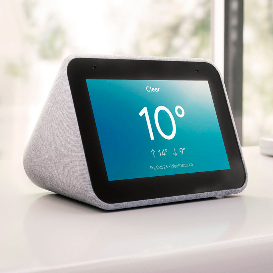 Lenovo Reloj Despertador Parlante Inteligente Asistente de