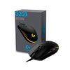 Logitech | G203 | 6 botones | 8000 DPI | Mouse gamer